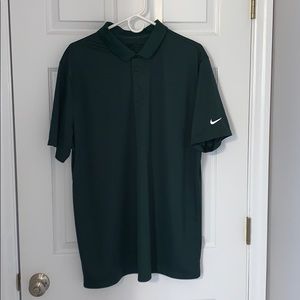 Men’s hunter green Nike Golf shirt